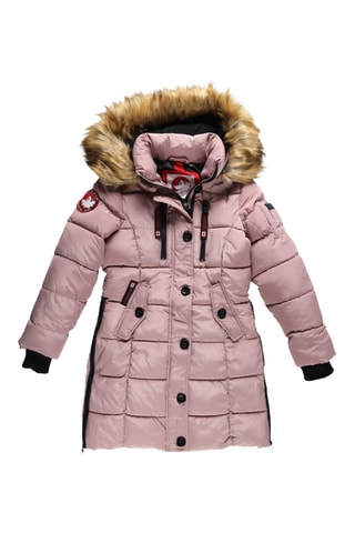 Gewatteerde Jas met Capuchon - Roze