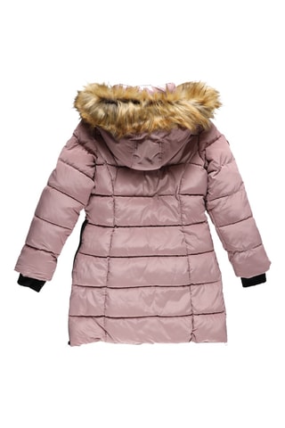 Gewatteerde Jas met Capuchon - Roze