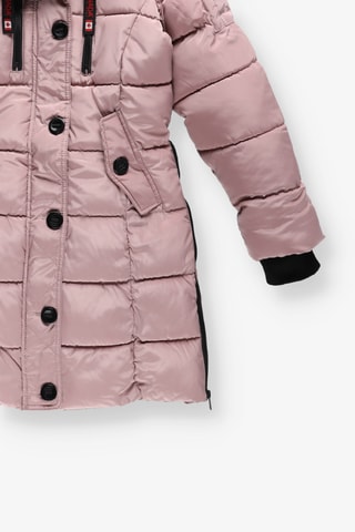 Gewatteerde Jas met Capuchon - Roze