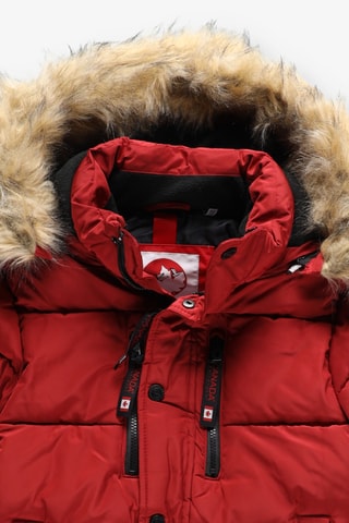 Gewatteerde Jas met Capuchon - Rood
