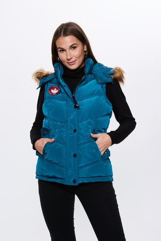 Bodywarmer - Petrolblauw
