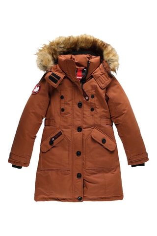 Parka met Capuchon - Steenrood