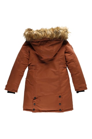 Parka met Capuchon - Steenrood