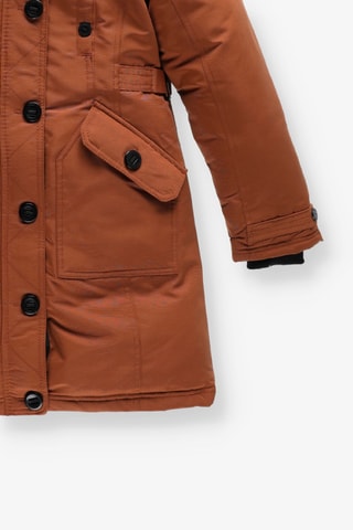 Parka met Capuchon - Steenrood