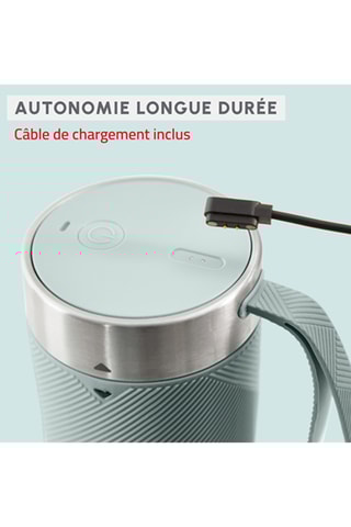 Mini blender portable sans fil Lightmix - 300 ml - Transparent