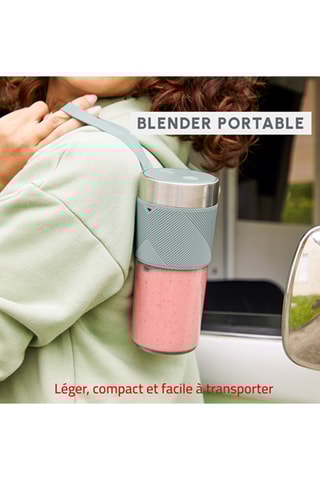Mini blender portable sans fil Lightmix - 300 ml - Transparent