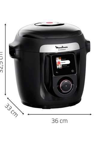 Multicuiseur Wi-Fi 10-en-1 Cookeo avec couvercle Extra crisp - 6 l