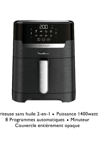 Friteuse à air Easy fry & grill digital - 1400 W - 4,6 l