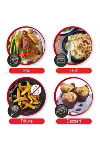 Couvercle Cookeo Extra Crisp - Noir