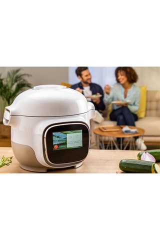 Multicuiseur connecté Cookeo Touch Mini + accessoires - 3 l - 900 W - Blanc