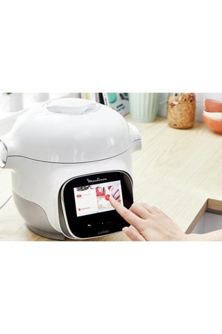 Multicuiseur connecté Cookeo Touch Mini + accessoires - 3 l - 900 W - Blanc