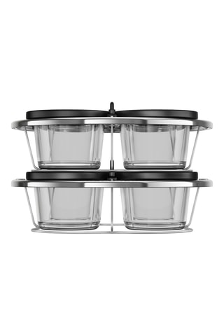 8 pots verrines - 125 ml - Accessoire Cookeo