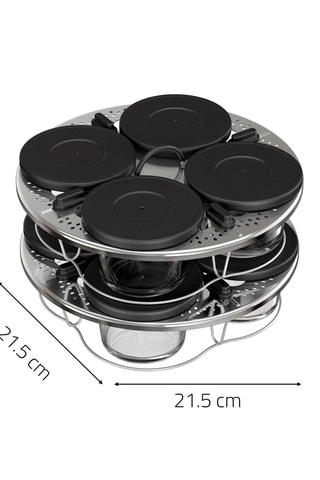 8 pots verrines - 125 ml - Accessoire Cookeo