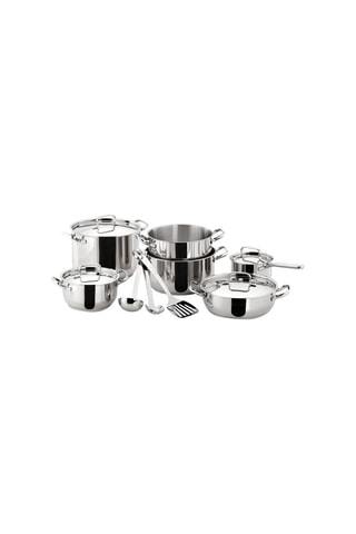 Batterie de cuisine en acier inoxydable 18/10 Sfioza - 13 pièces