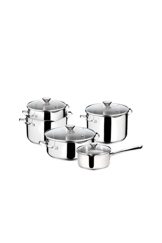 Batterie de cuisine en acier inoxydable Smart - 9 pièces