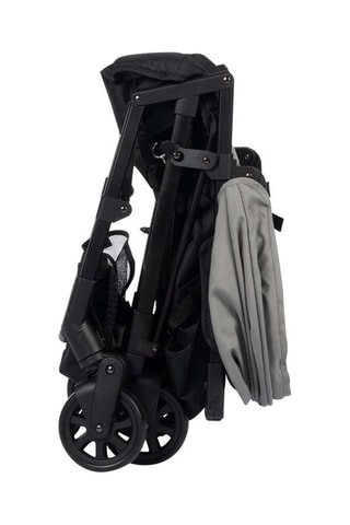 Poussette pliable Teeny 3D - Gris et noir