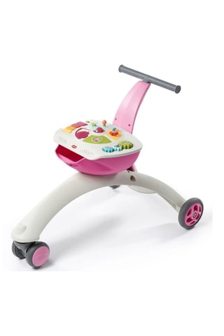 Chariot de marche - Rose et blanc