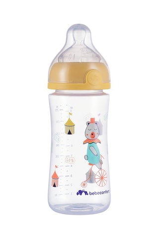 Biberon à col large émotion en plastique sans BPA - De la naissance jusqu'à 1 an - 270 ml
