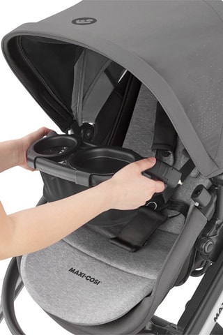 Tabuleiro para carrinho Lilas - Preto - A partir dos 4 meses