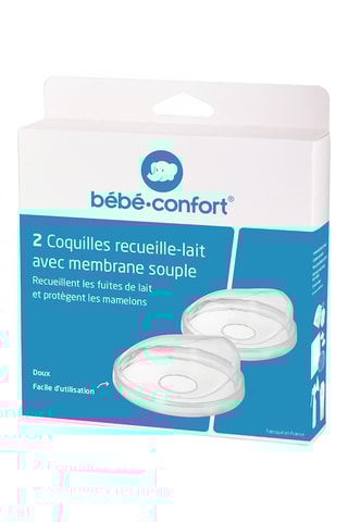 2 coquilles recueille-lait en silicone - Dès la naissance