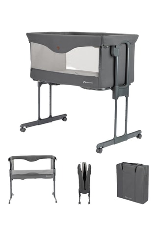 Cama para co-sleeping 2 em 1 Amara - Cinzento - Desde o nascimento até aos 6 meses - Até 9 kg