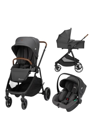 Poussette 3-en-1 Luvia Trivio - Gris foncé - Dès la naissance - Jusqu'à 22 kg