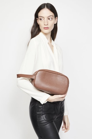 Sac à main en cuir Trou - Marron