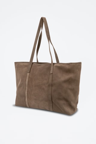 Cabas en nubuck Rise - Taupe
