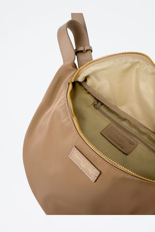 Sac banane en cuir Rachel Ny - Taupe