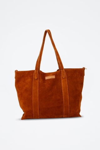 Cabas en nubuck Naya - Marron