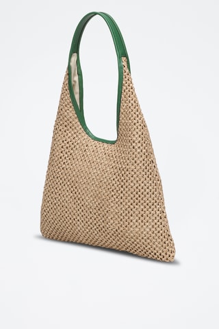 Sac porté épaule en nubuck Maldives - Vert