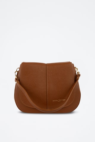 Sac porté épaule en cuir Lirio - Camel