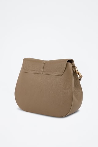 Sac porté épaule en cuir Lirio - Taupe