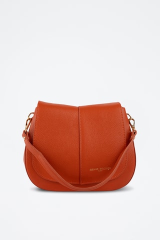 Sac porté épaule en cuir Lirio - Orange