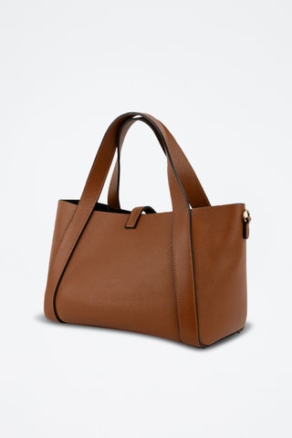 Sac à main et pochette en cuir Picea - Camel