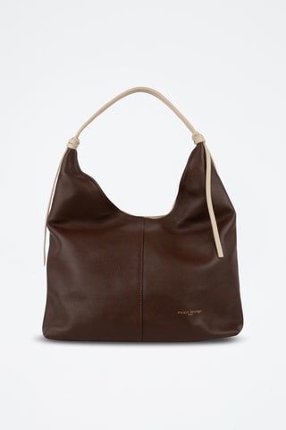 Sac porté épaule en cuir Tejo - Marron