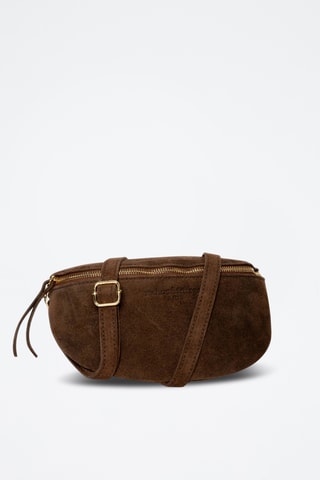 Sac bandoulière en nubuck Kimi - Camel