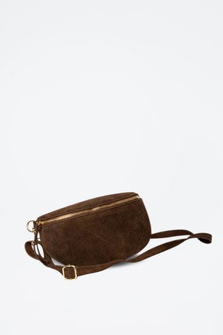 Sac bandoulière en nubuck Kimi - Camel
