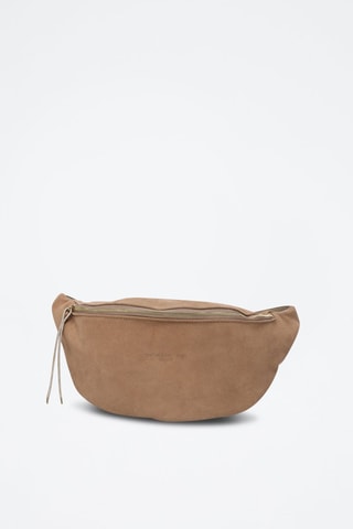 Sac banane en cuir Rachel - Taupe