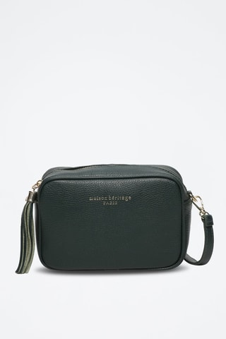 Sac bandoulière en cuir Gaby - Vert