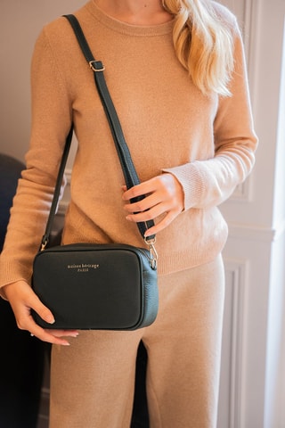 Sac bandoulière en cuir Gaby - Vert