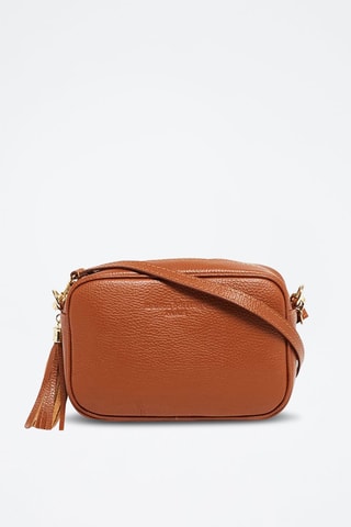 Sac bandoulière en cuir Gaby - Camel