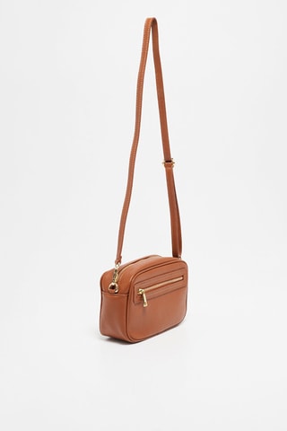 Sac bandoulière en cuir Gaby - Camel