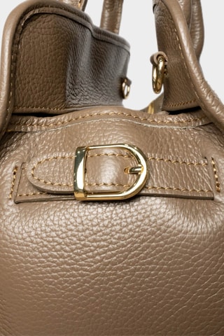 Sac à main en nubuck Chamb - Taupe