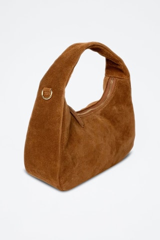 Sac à main en nubuck Gisor Suede - Camel
