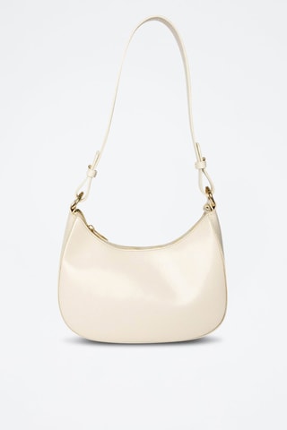 Sac porté épaule en cuir Brisac - Taupe