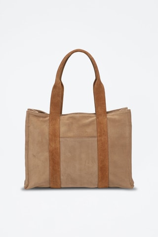 Cabas en cuir Sky - Taupe