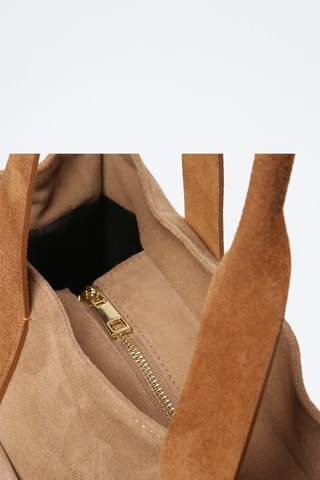 Cabas en cuir Sky - Taupe