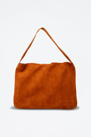 Sac porté épaule en nubuck Ori - Marron