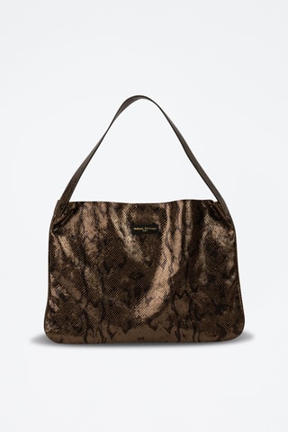 Sac porté épaule en nubuck Ori - Marron